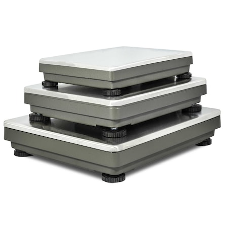 Uwe Weighing Base, 300 lb, 13x17" Heavy Duty Cast Aluminum Base, Rounded Safety Corners, 6000 Divisions TitanC BM 300